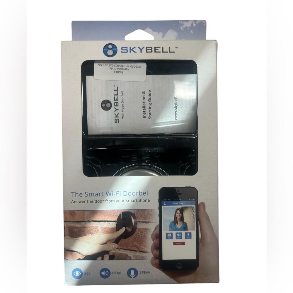 Smart Wi‑Fi Doorbell - Black